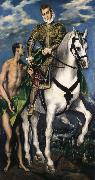 El Greco St Martin and the Beggar oil painting artist
